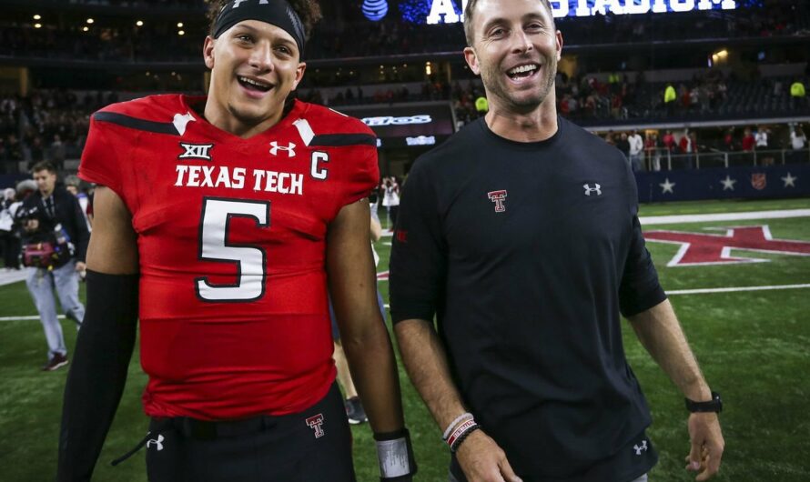The Playbook Behind the Stardom: Revealing Kliff Kingsbury’s Crucial Role in Shaping Patrick Mahomes’s Career